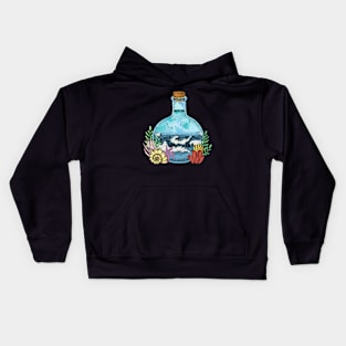 Ocean in a Bottle Kids Hoodie